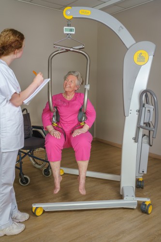 Mobile hoist '2600' (Victor) ; Digital scale - Handi-Rehab Patient lift hoist