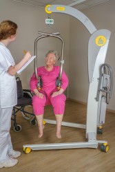 Mobile hoist 2600 (Victor) ; Digital scale - Handi-Rehab Patient lift hoist