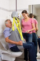 OBSOLETE - Ceiling hoist - with portable motor - Handi-Rehab Patient lift hoist