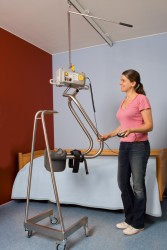 Portable motor ; Transport trolley for portable motor - Handi-Rehab Patient lift hoist