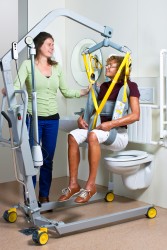 Mobile hoist 1641 ; Hygiene sling - Handi-Rehab Patient lift hoist