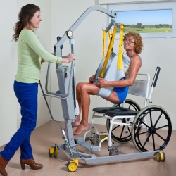 Mobile hoist 1630 ; Bathing sling - Handi-Rehab Patient lift hoist
