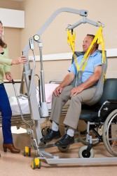 Mobile hoist 1615 ; Standard/contour sling - Handi-Rehab Patient lift hoist