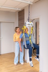 Portable ceiling lift with “tarzan” system - Handi-Rehab Patient lift hoist