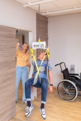 Portable ceiling lift with “tarzan” system - Handi-Rehab Patient lift hoist