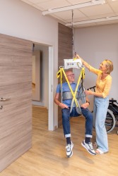 Portable ceiling lift with “tarzan” system - Handi-Rehab Patient lift hoist
