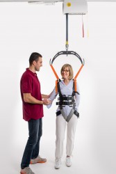 Ceiling motor ; Walking harness - Handi-Rehab Patient lift hoist